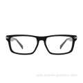 New Fashion Rectangle Full Rim Acetate Built-in Flex Hinge Glasses Frames